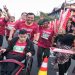 Gubernur Jawa Tengah, Ahmad Luthfi mengikuti Soekarno Run 2026 di Solo sambil mendorong kursi roda putranya, Mohammad Alif Daffa, Minggu (28/6/2026). Foto: Ist.