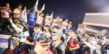 Ribuan pelari meramaikan gelaran Kebumen Geopark Trail Run (KGTR) 2026 pada Minggu, 28 Juni 2026. Foto: Ist.