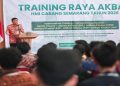 Gubernur Jawa Tengah Ahmad Luthfi menjadi pembicara kunci dalam pembukaan Training Raya Akbar HMI Cabang Semarang di Balai Diklat Kementerian Agama RI, Kota Semarang, Selasa, 30 Juni 2026. Foto: Ist.