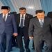 Mantan Presiden Jokowi berjumpa dengan mantan Wakil Presiden Jusuf Kalla saat upacara HUT Bhayangkara ke-80 pada 1 Juli 2026. Foto: Ist.