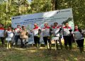 PT Pertamina Patra Niaga Regional Jawa Bagian Tengah melalui AFT Adi Soemarmo melakukan penanaman pohon di kawasan Gunung Lawu. Foto: Ist.