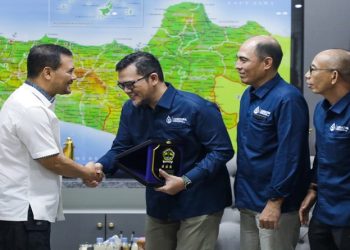 Gubernur Jawa Tengah, Ahmad Luthfi menerima audiensi Asosiasi Pengusaha Amdatara Jawa Tengah-DIY di Kantor Gubernur Jateng pada Rabu 1 Juli 2026. Foto: Ist.