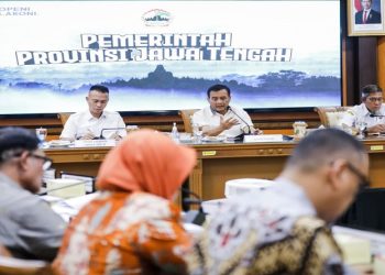 Gubernur Jawa Tengah Ahmad Luthfi menerima kunjungan kerja BKSAP DPR RI di Kota Semarang pada, Rabu 1 Juli 2026. Foto: Ist.