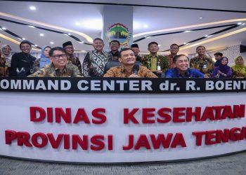 Gubernur Ahmad Luthfi, saat peluncuran Logis di Kantor Dinas Kesehatan Provinsi Jawa Tengah, Semarang, Kamis 2 Juli 2026. Foto: Ist.