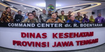 Gubernur Ahmad Luthfi, saat peluncuran Logis di Kantor Dinas Kesehatan Provinsi Jawa Tengah, Semarang, Kamis 2 Juli 2026. Foto: Ist.