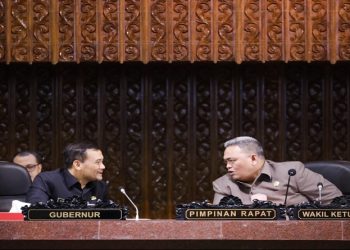 Gubernur Ahmad Luthfi saat Rapat Paripurna DPRD Jawa Tengah di Gedung Berlian Semarang, Kamis, 2 Juli 2026. Foto: Ist.