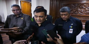 Gubernur Jawa Tengah, Ahmad Luthfi memberikan keterangan pers usai Rapat Paripurna DPRD Provinsi Jawa Tengah, di Gedung Berlian Semarang pada Kamis, 2 Juli 2026. Foto: Ist.