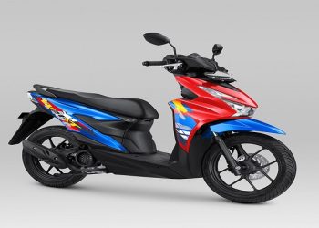 AHM memberikan penyegaran New Honda BeAT melalui pilihan warna dan desain striping terbaru. Foto: Ist.