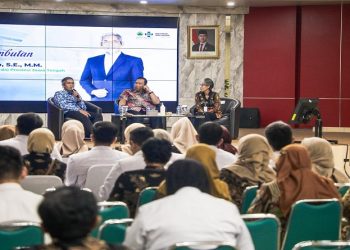 Sekda Jawa Tengah, Sumarno menghadiri sosialisasi Implementasi Permenkes Nomor 6 Tahun 2026 dan Implementasi iDRG di RSUD Dr Moewardi, Surakarta, Sabtu, 4 Juni 2026. Foto: Ist.
