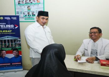 Wakil Gubernur Jawa Tengah, Taj Yasin Maimoen meninjau Program Speling di Klinik NU Medika Cilongok, Kabupaten Banyumas pada Sabtu, 4 Juli 2026. Foto: Ist.