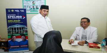 Wakil Gubernur Jawa Tengah, Taj Yasin Maimoen meninjau Program Speling di Klinik NU Medika Cilongok, Kabupaten Banyumas pada Sabtu, 4 Juli 2026. Foto: Ist.