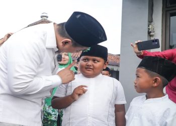 Wakil Gubernur Jawa Tengah, Taj Yasin Maimoen menghadiri pengajian di Madrasah Diniyah Nurul Anwar, Desa Rancamala, Kecamatan Cilongok, Kabupaten Banyumas, Sabtu, 4 Juli 2026. Foto: Ist.