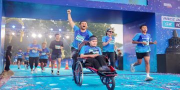 Gubernur Jawa Tengah, Ahmad Luthfi meramaikan event Rupiah Borobudur Playon 2026 pada Minggu, 5 Juli 2026. Foto: Ist.