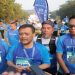 Gubernur Jawa Tengah, Ahmad Luthfi memberikan keterangan pers di sela kegiatan Rupiah Borobudur Playon di Kawasan Candi Borobudur, Kabupaten Magelang, Minggu, 5 Juli 2026. Foto: Ist.