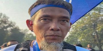 Sekda Jawa Tengah, Sumarno memberikan keterangan pers usai mengikuti Rupiah Borobudur Playon 2026 di Kabupaten Magelang, Minggu, 5 Juli 2026. Foto: Ist.
