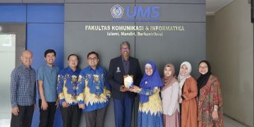 Program Studi Ilmu Komunikasi FKI UMS melakukan kerja sama dengan University of Zululand, Afrika Selatan. Foto: Ist.