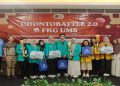 Para juara Odontobattle 2.0 yang digelar FKG UMS di Edutorium UMS, Minggu (5/7/2026). Foto: Ist.