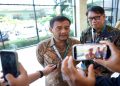 Gubernur Jateng Ahmad Luthfi memberikan keterangan pers usai menghadiri Konferensi Nasional Kusta 2026 di Jakarta, Jumat (10/7/2026). Foto: Ist.