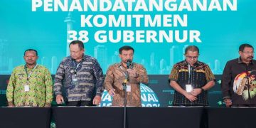 Gubernur Jawa Tengah, Ahmad Luthfi menghadiri Konferensi Nasional Kusta 2026 di Jakarta, Jumat, 10 Juli 2026. Foto: Ist.