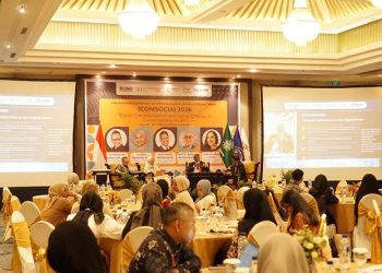 Program Studi Ilmu Komunikasi FKI UMS menggelar COMSOCIA 2026 secara hybrid di Hotel Mercure Surakarta, Kamis (9/7/2026). Foto: Ist.