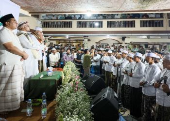 Suasana Haul Akbar Kyai Ageng Kafiluddin K Munawar Kholil ke-20 dan Masyayikh di Pondok Pesantren Al Marom Menduran, Purwodadi, Kabupaten Grobogan pada Minggu, 12 Juli 2026. Foto: Ist.