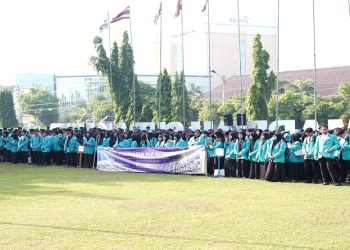 Ribuan mahasiswa FKIP serta FAI UMS siap melaksanakan PLP selama satu bulan. Foto: Ist.