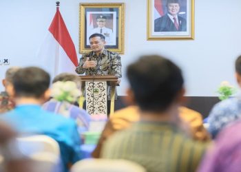 Gubernur Jawa Tengah Ahmad Luthfi saat FGD Transformasi Tata Kelola Aset Pemerintah Daerah untuk Optimalisasi PAD di Gedung Merah Putih, Semarang, Selasa, 21 Juli 2026. Foto: Ist.