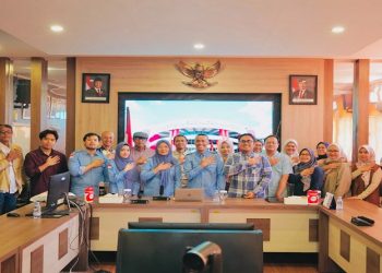 Program Studi Ilmu Komunikasi FKI UMS melaksanakan benchmarking ke Departemen Ilmu Komunikasi FISIP UNDIP Semarang, Rabu (22/7/2026). Foto: Ist.
