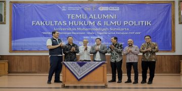 Pembukaan Temu Alumni FHIP UMS 2026 di Auditorium Moh. Djazman Kampus 1 UMS, Sabtu (25/7/2026). Foto: Ist.