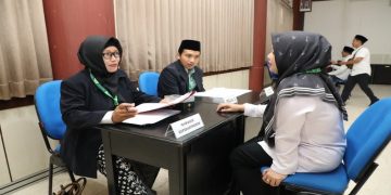 Seleksi calon penerima beasiswa santri dan pengasuh pesantren Pemprov Jateng tahun 2026. Foto: Ist.