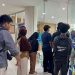Antrean calon mahasiswa baru UMS yang melakukan registrasi ulang. Foto: Ist.