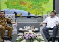 Gubernur Ahmad Luthfi menerima kunjubngan Penasihat Khusus Presiden Bidang Ketenagakerjaan dan Kesejahteraan Buruh, Said Iqbal, di kantornya, Senin 27 Juli 2026. Foto: Ist.