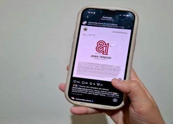 Karya Achmad Nugroho (@mamedpuz) terpilih sebagai pemenang dalam sayembara desain logo Hari Jadi ke-81 Provinsi Jawa Tengah. Foto: Ist.