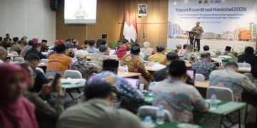 Suasana Rakornas 2026 Fosma PTMA di Fakultas Ekonomi dan Bisnis UMS, Selasa (28/7/2026). Foto: Ist.