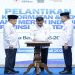 Ketua Umum PMI Jusuf Kalla bersama Gubernur Ahmad Luthfi saat pelantikan pelantikan kepengurusan PMI Provinsi Jawa Tengah masa bakti 2026–2031, Jumat, 31 Juli 2026. Foto: Ist.