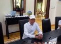 Mantan Presiden Jokowi memberikan keterangan pers di Kota Solo, Rabu (12/8/2026). Foto: Indospektrum.com