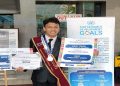 Mahasiswa UMS, Syaban Al Musyaffa Ibnu Ahmad berprestasi dalam ajang IGYS 2026 di Kuala Lumpur, Malaysia. Foto: Ist.
