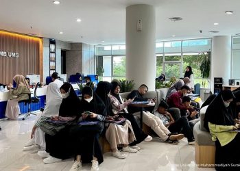 Suasana ruang Admisi PMB UMS. Foto: Ist.