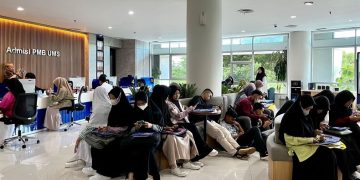 Suasana ruang Admisi PMB UMS. Foto: Ist.