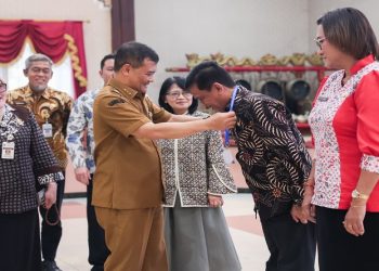 Gubernur Ahmad Luthfi membuka PKN Tingkat II Angkatan XXVIII di Kantor BPSDMD Provinsi Jawa Tengah, Senin 3 Agustus 2026. Foto: Ist.