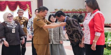 Gubernur Ahmad Luthfi membuka PKN Tingkat II Angkatan XXVIII di Kantor BPSDMD Provinsi Jawa Tengah, Senin 3 Agustus 2026. Foto: Ist.