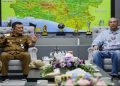 Gubernur Ahmad Luthfi menerima kunjungan dari perwakilan E3i, Medhat Omran, di kantornya, Senin, 3 Agustus 2026. Foto: Ist.