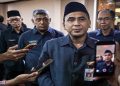 Wakil Gubernur Taj Yasin Maimoen memberikan keterangan pers usai Rapat Paripurna DPRD Jawa Tengah di Gedung Berlian, Semarang, Rabu, 5 Agustus 2026. Foto: Ist.
