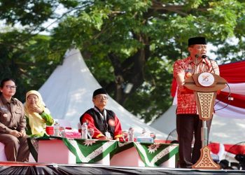 Gubernur Jawa Tengah Ahmad Luthfi menghadiri pembukaan Muktamar XVI Tapak Suci Putera Muhammadiyah, Sabtu, 8 Agustus 2026. Foto: Ist.