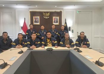 Dirtipideksus Bareskrim Polri, Brigjen Pol Ade Safri Simanjuntak memimpin pengungkapan kasus pengumpulan dana Ummat di PT DSI dengan menyita aset sekitar Rp425 miliar. Foto: Ist.