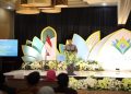 Rektor UMS, Prof. Dr. Harun Joko Prayitno, M.Hum memberikan sambutan pada Penutupan Muktamar ke-15 NA, Sabtu (8/8/2026). Foto: Ist.