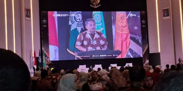 Jajaran pimpinan fakultas dan ketua program studi di lingkungan FEB UMS menghadiri AFEB PTMA 2026. Foto: Ist.