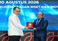 Guru Besar FT UNS, Prof. Dr. Eng. Ir. Agus Purwanto, S.T., M.T meraih penghargaan Indonesia Innovator Award Tahun 2026. Foto: Ist.