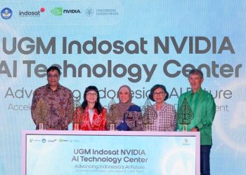 Peluncuran UGM Indosat NVIDIA AI Technology Center. Foto: Ist.