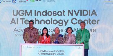 Peluncuran UGM Indosat NVIDIA AI Technology Center. Foto: Ist.
